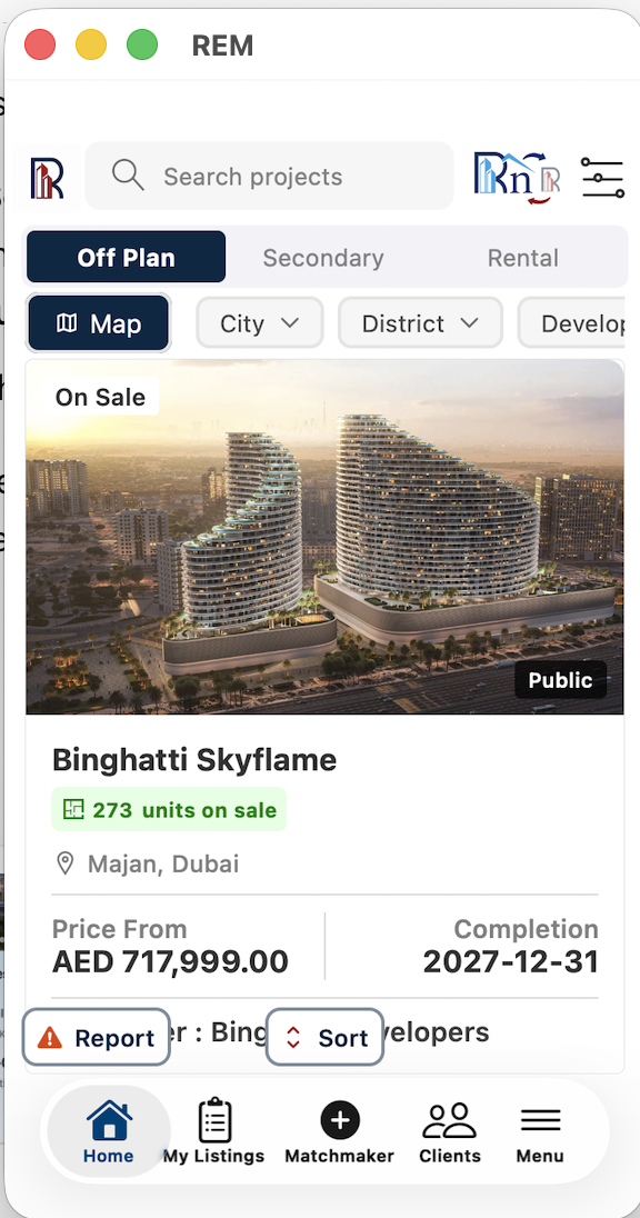 Binghatti Skyflame in Majan, Dubai