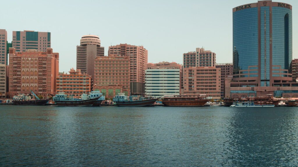 Business Bay Dubai skyline overlooking the Dubai Canal