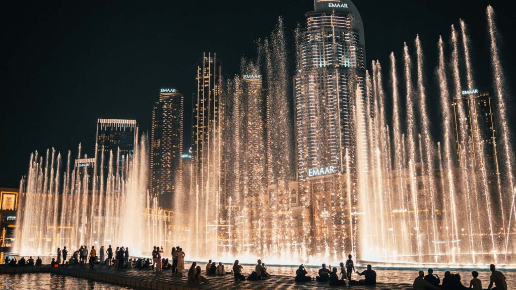 Dubai Creek Harbour waterfront skyline with Creek Tower district, luxury apartments and Dubai Creek